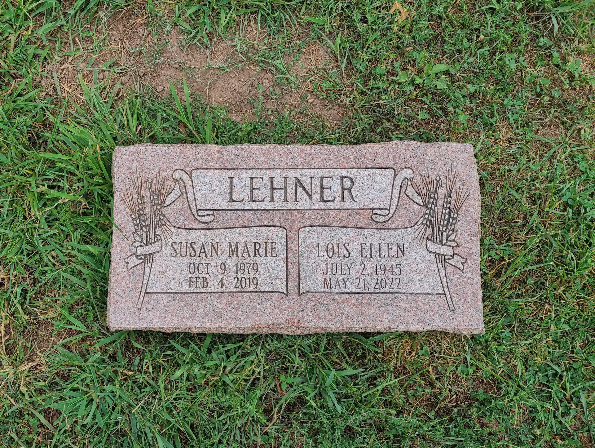 Granite Footstone / Foot Marker hand-carved by Footstone Memorials in NJ — image 4