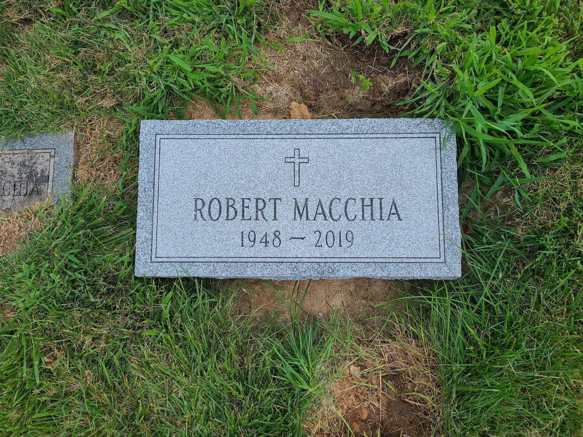 Granite Footstone / Foot Marker hand-carved by Footstone Memorials in NJ — image 2