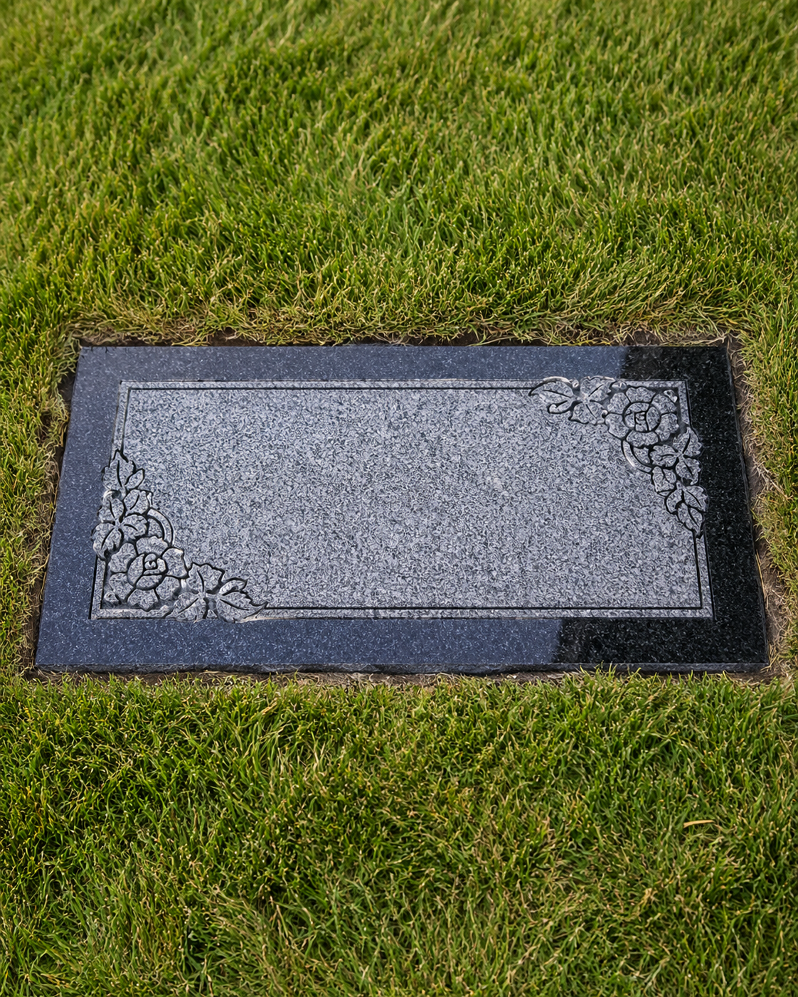 Granite Footstone / Foot Marker hand-carved by Footstone Memorials in NJ — image 5