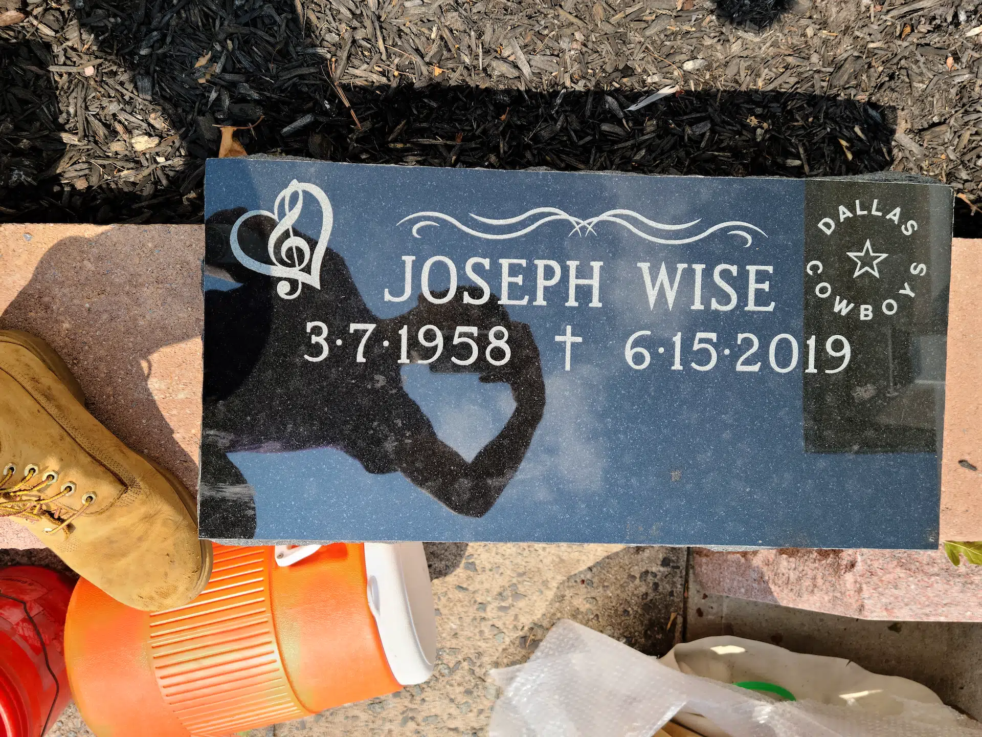 Granite Footstone / Foot Marker hand-carved by Footstone Memorials in NJ — image 6