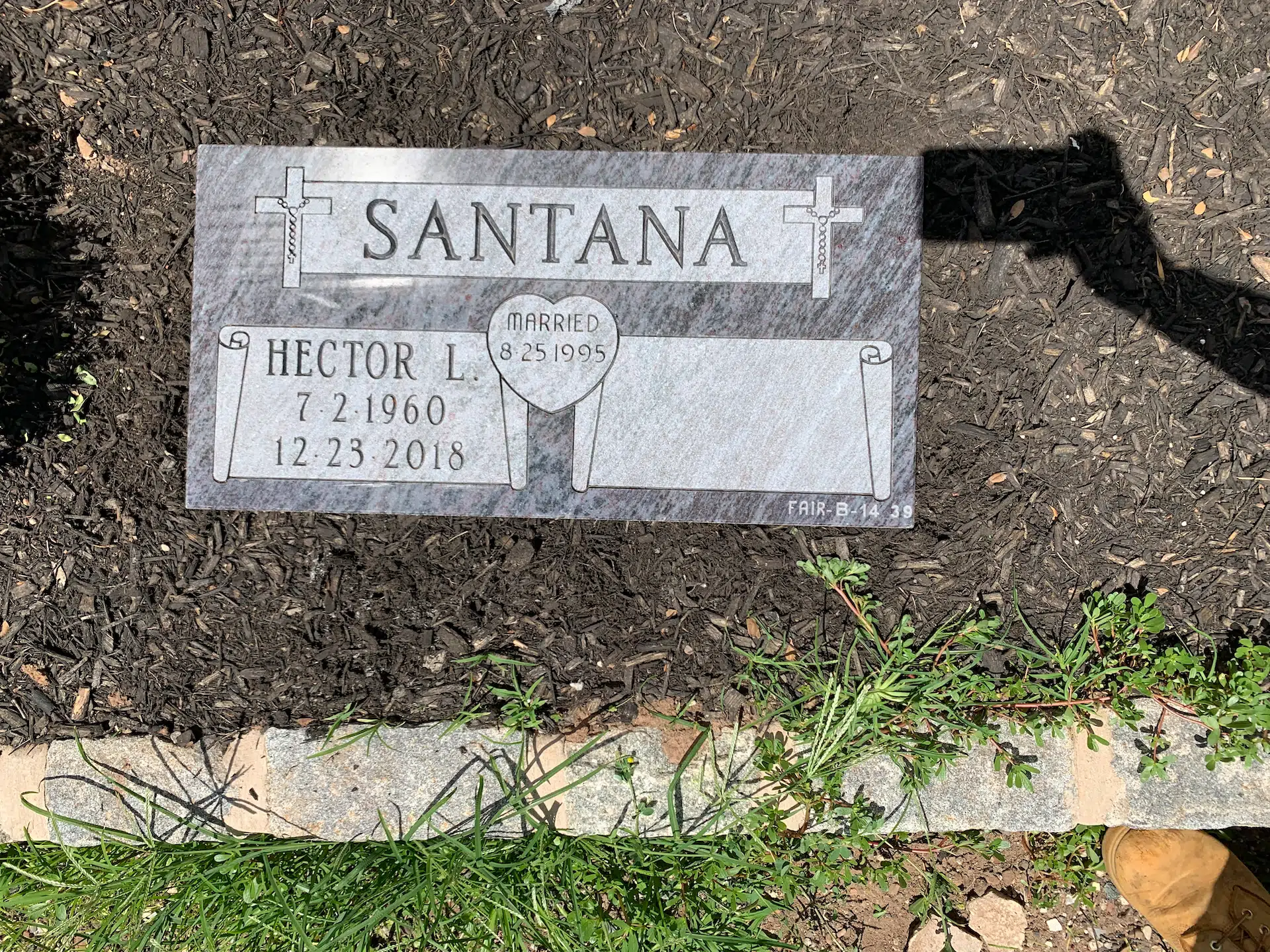 Granite Footstone / Foot Marker hand-carved by Footstone Memorials in NJ — image 8